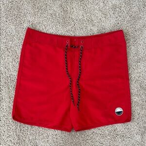 Hollister man’s Red Swim Shorts XL
